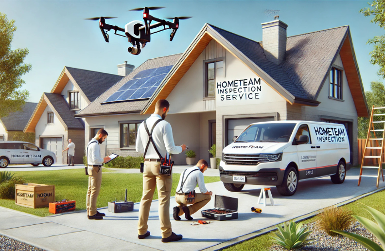 Home inspection illustration
