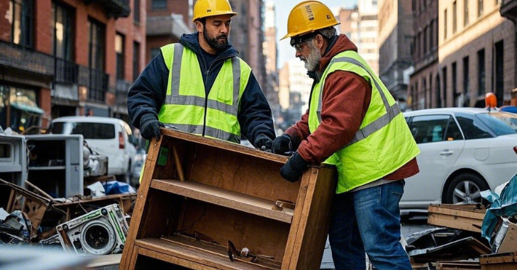 Preparing junk for removal