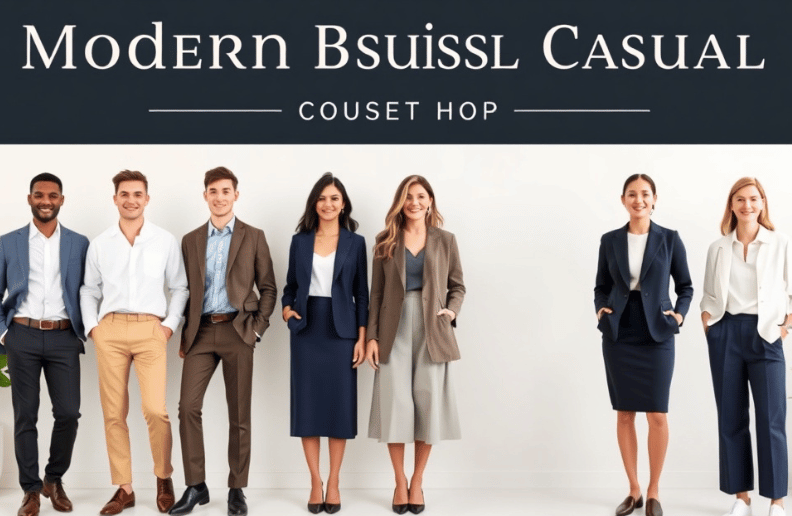 Modern Business Casual: Complete Guide About Men & Women Outfits, Shoes, and Work Attire Ideas Modern Business Casual
