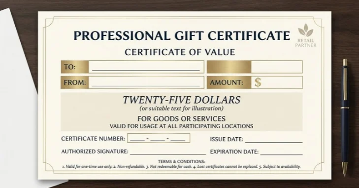 Gift Certificate Template Free: What Should It Include?